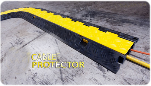 CP-2 RUBBER CABLE PROTECTOR RAMP / RUBBER CABLE GUARD